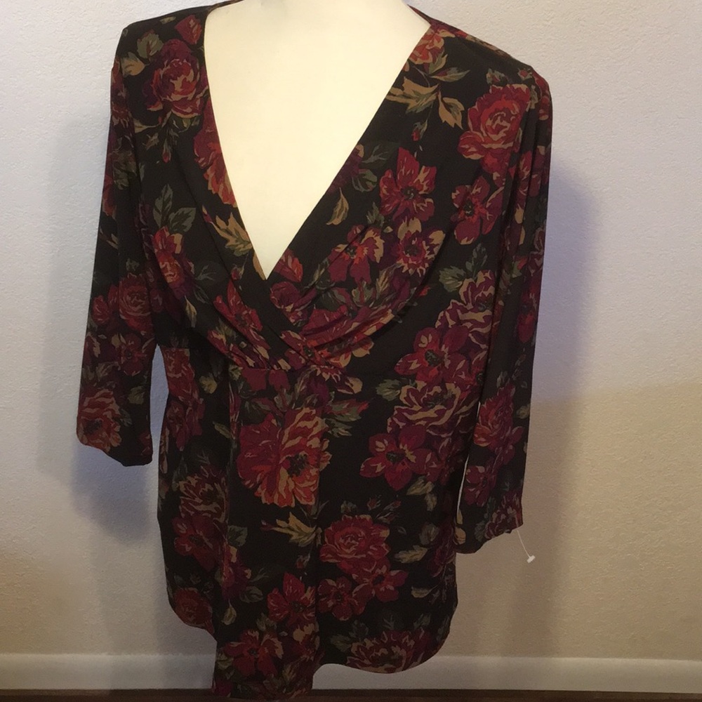 Plus Size CHAPS 1x blouse